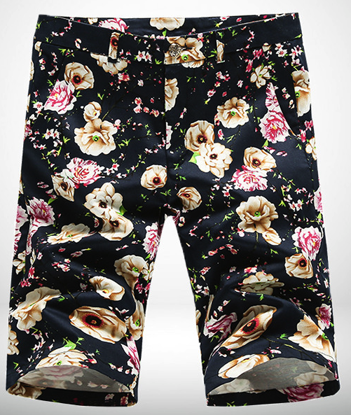 mens floral shorts luxury style